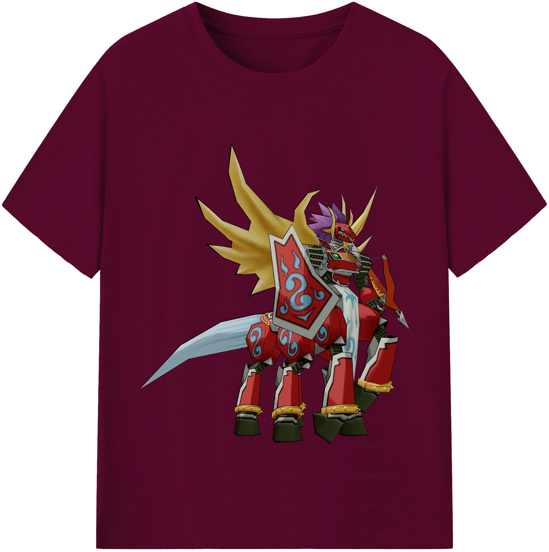 （画像用） Digimon デジタルモンスター/デジモン レディースカジュアルプリントTシャツ（綿100％）
